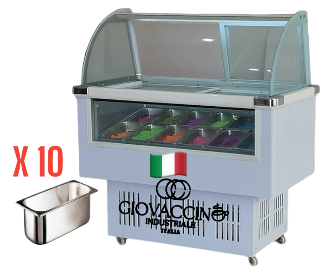 Exhibidor Helado Duro